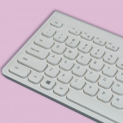 Bộ bàn phím và chuột không dây SingPC WKB-L264CB Trắng2