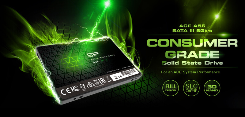 Ổ cứng Silicon Power 2.5 inch SATA SSD A56 256GB